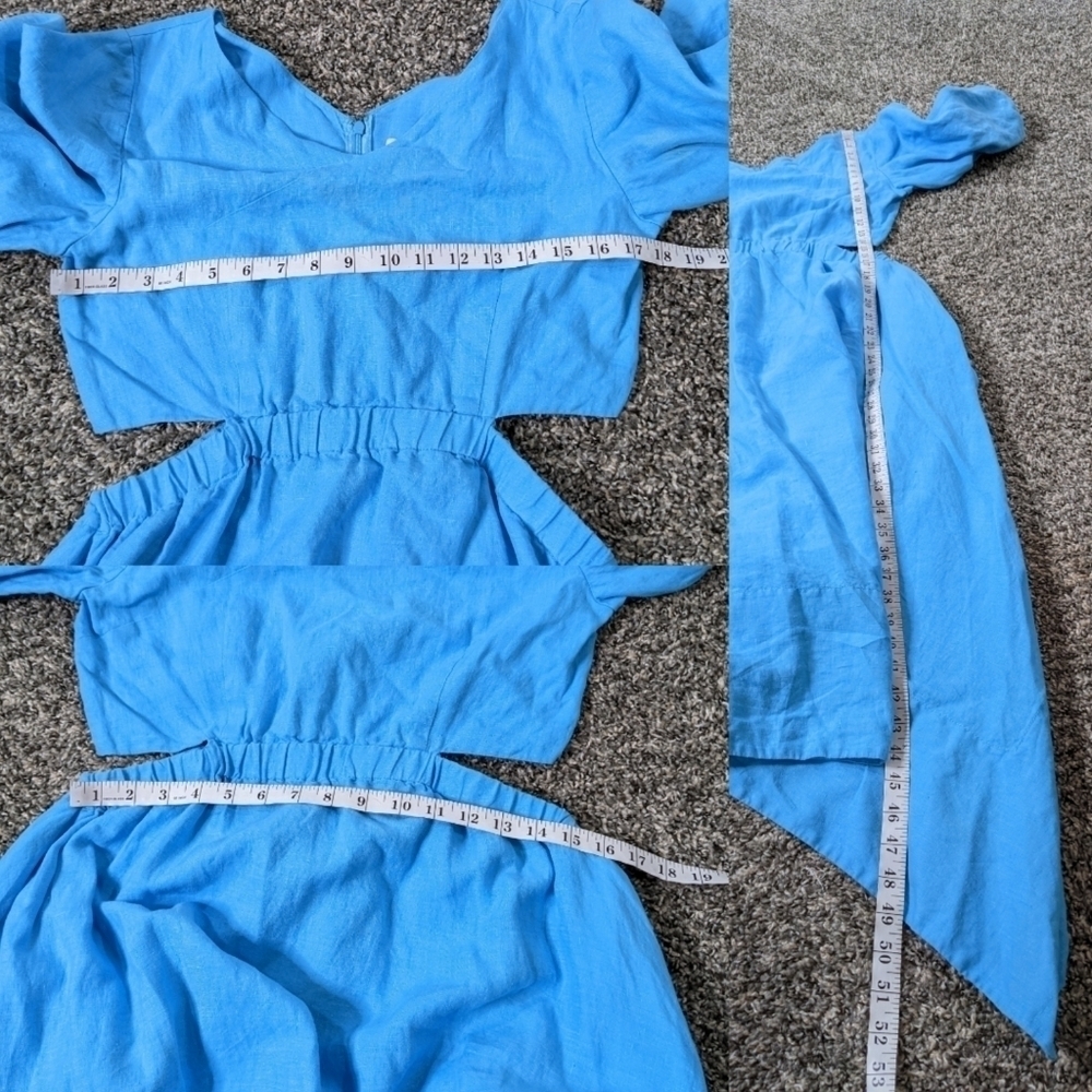 Nicholas blue cutout dress 10 - Picture 10 of 13
